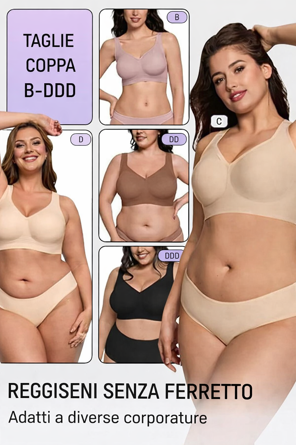 Reggiseno Modellante Senza Ferretto – Comfort Totale, Sostegno Naturale